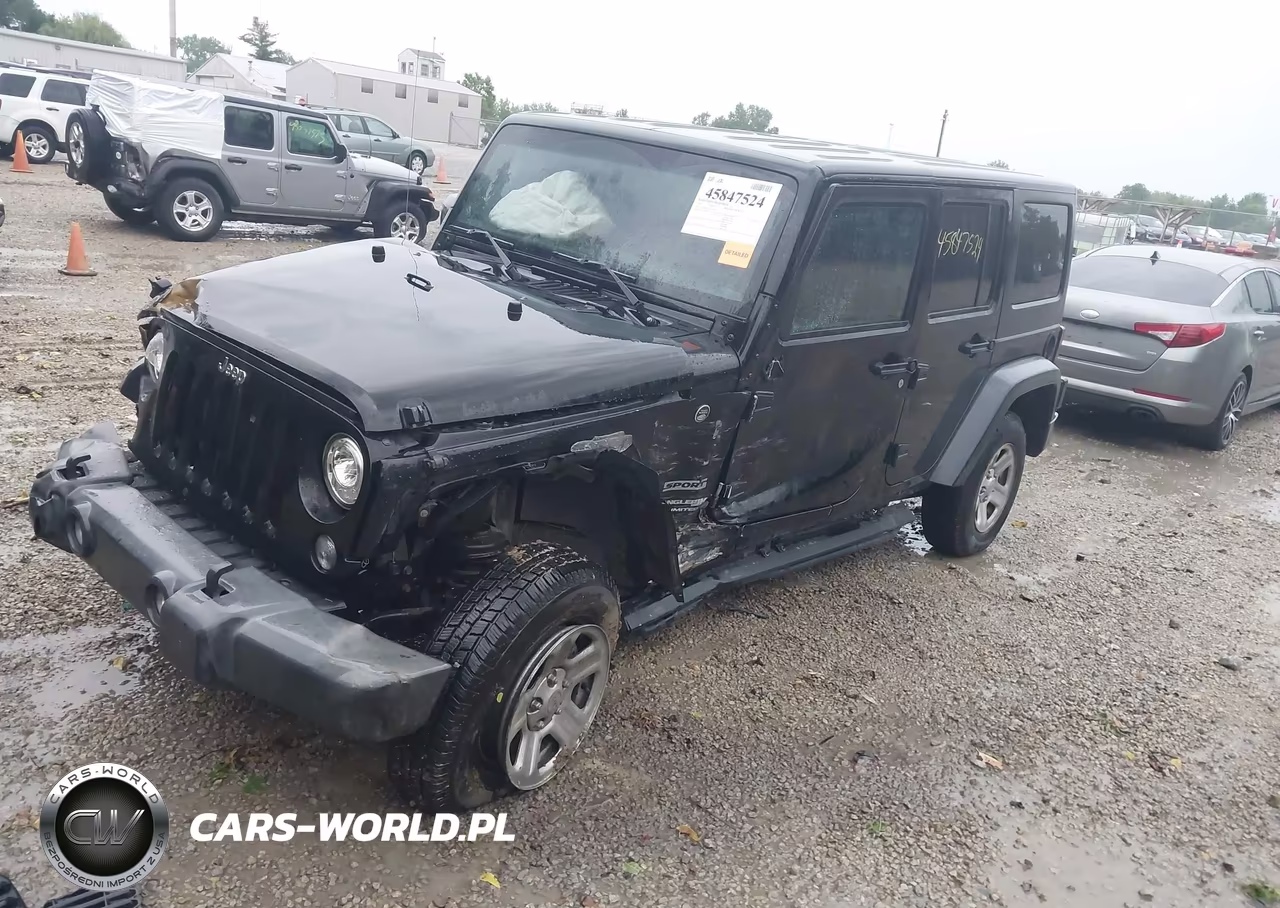 2018 Jeep Wrangler Jk Unlimited Sport 4X4 VIN:1C4BJWDG3JL813946 - 2