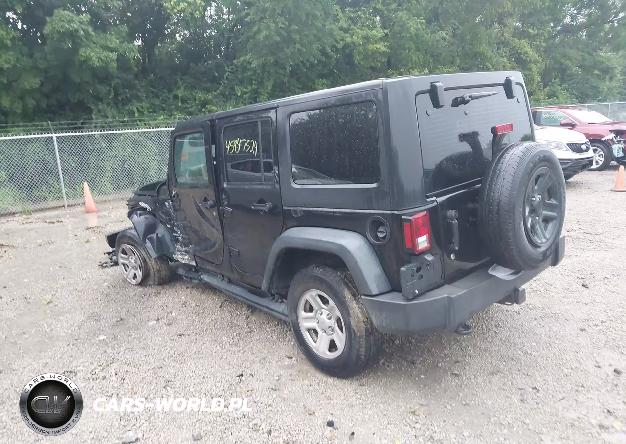 2018 Jeep Wrangler Jk Unlimited Sport 4X4 VIN:1C4BJWDG3JL813946 - 3