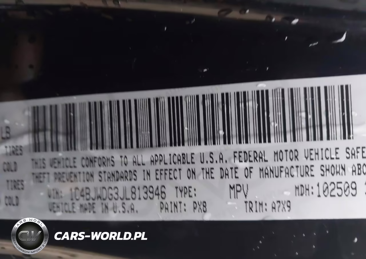 2018 Jeep Wrangler Jk Unlimited Sport 4X4 VIN:1C4BJWDG3JL813946 - 9