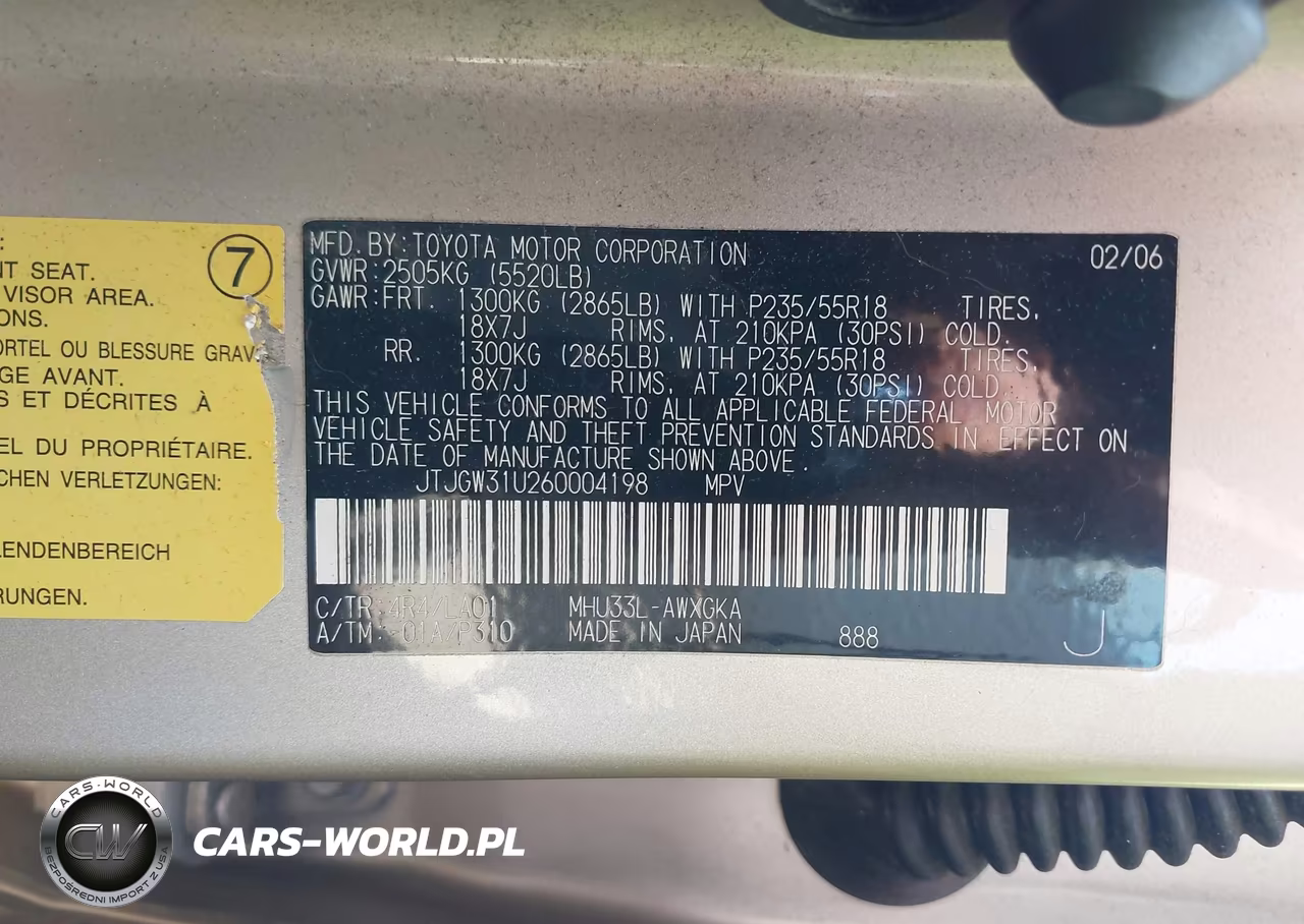 2006 Lexus Rx 400H VIN:JTJGW31U260004198 - 9
