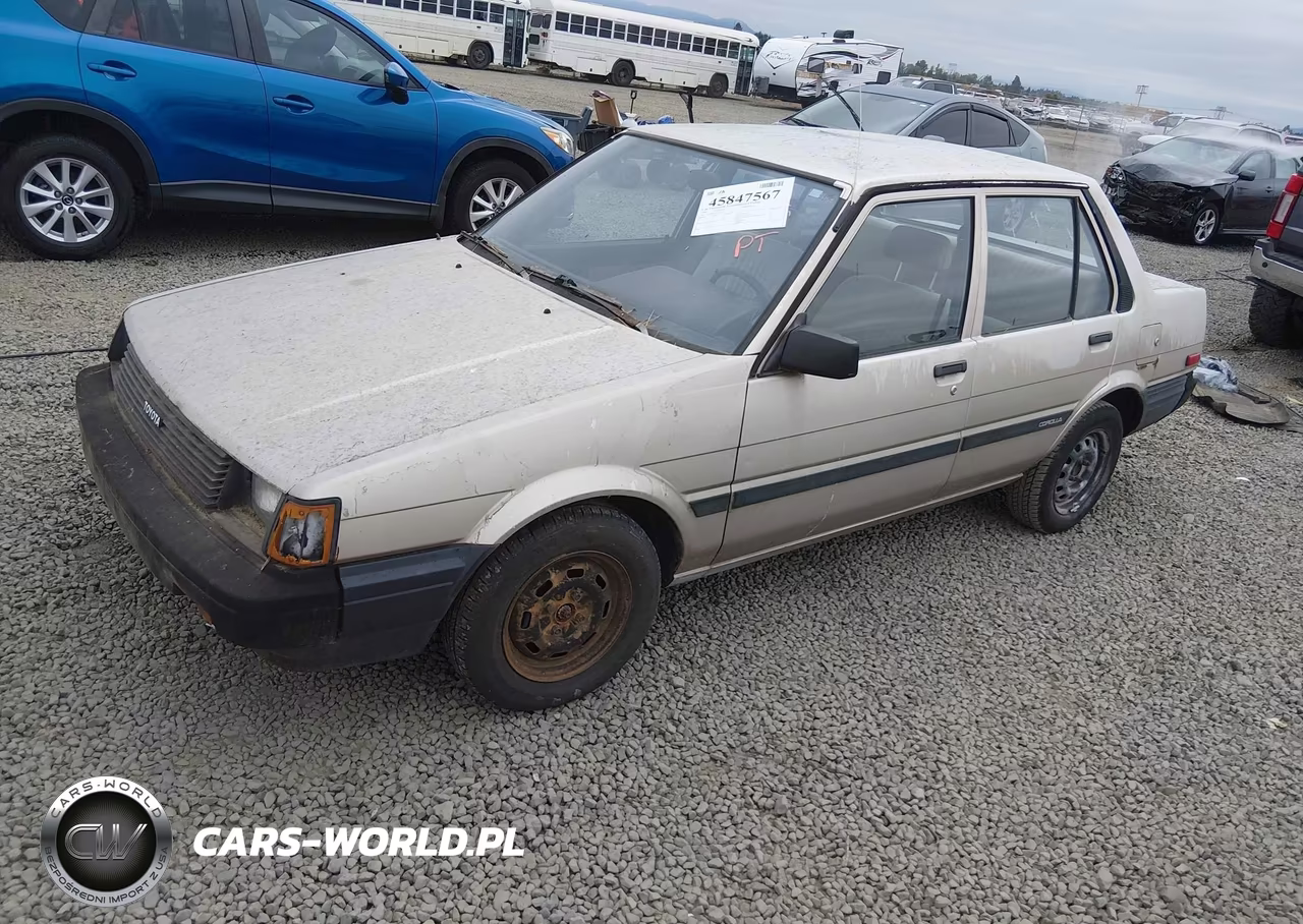 1984 Toyota Corolla Dlx VIN:JT2AE82E1E3121793 - 2