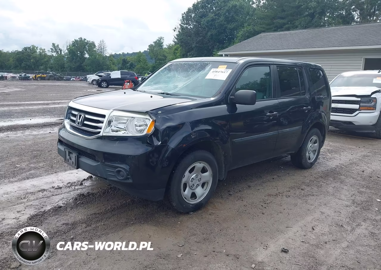2015 Honda Pilot Lx VIN:5FNYF4H22FB062265 - 2