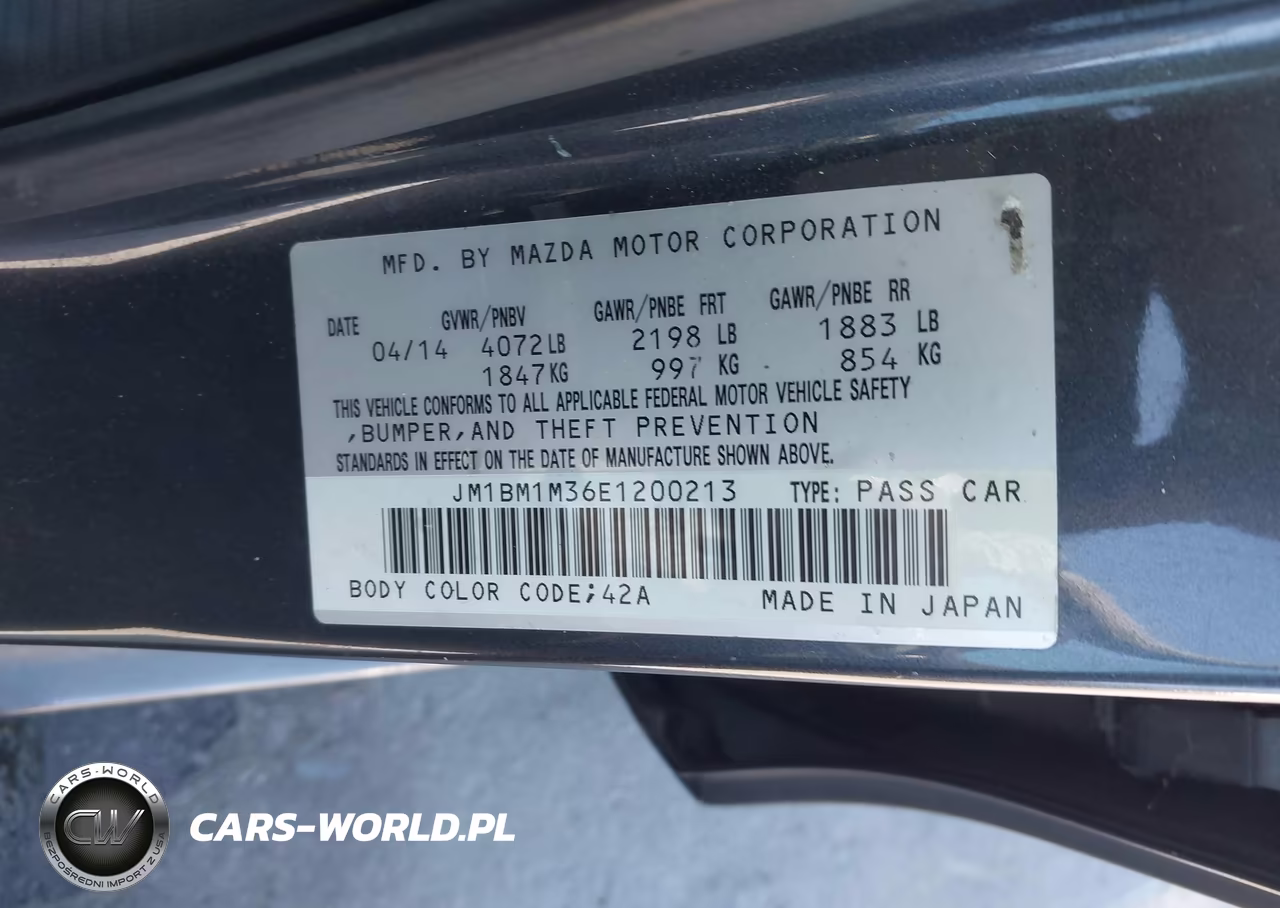2014 Mazda Mazda3 S Grand Touring VIN:JM1BM1M36E1200213 - 9