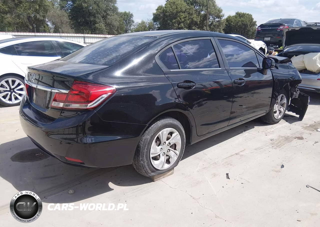 2013 Honda Civic Lx VIN:19XFB2F56DE219447 - 4