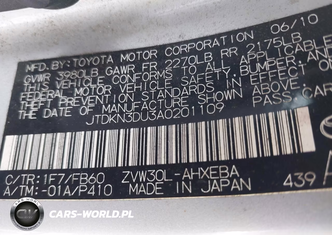 2010 Toyota Prius Ii VIN:JTDKN3DU3A0201109 - 9