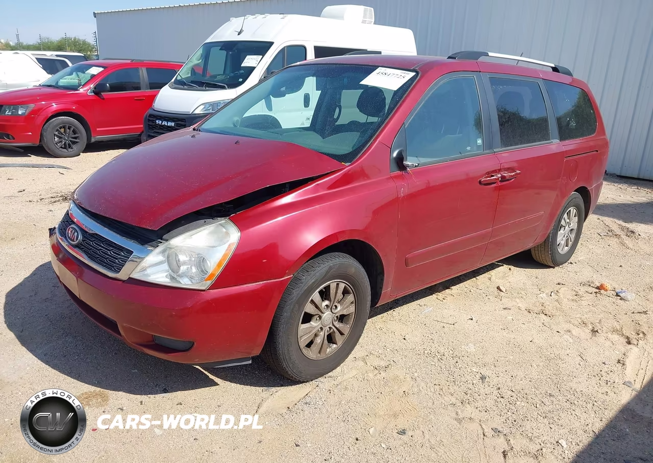 2012 Kia Sedona Lx VIN:KNDMG4C72C6463529 - 2