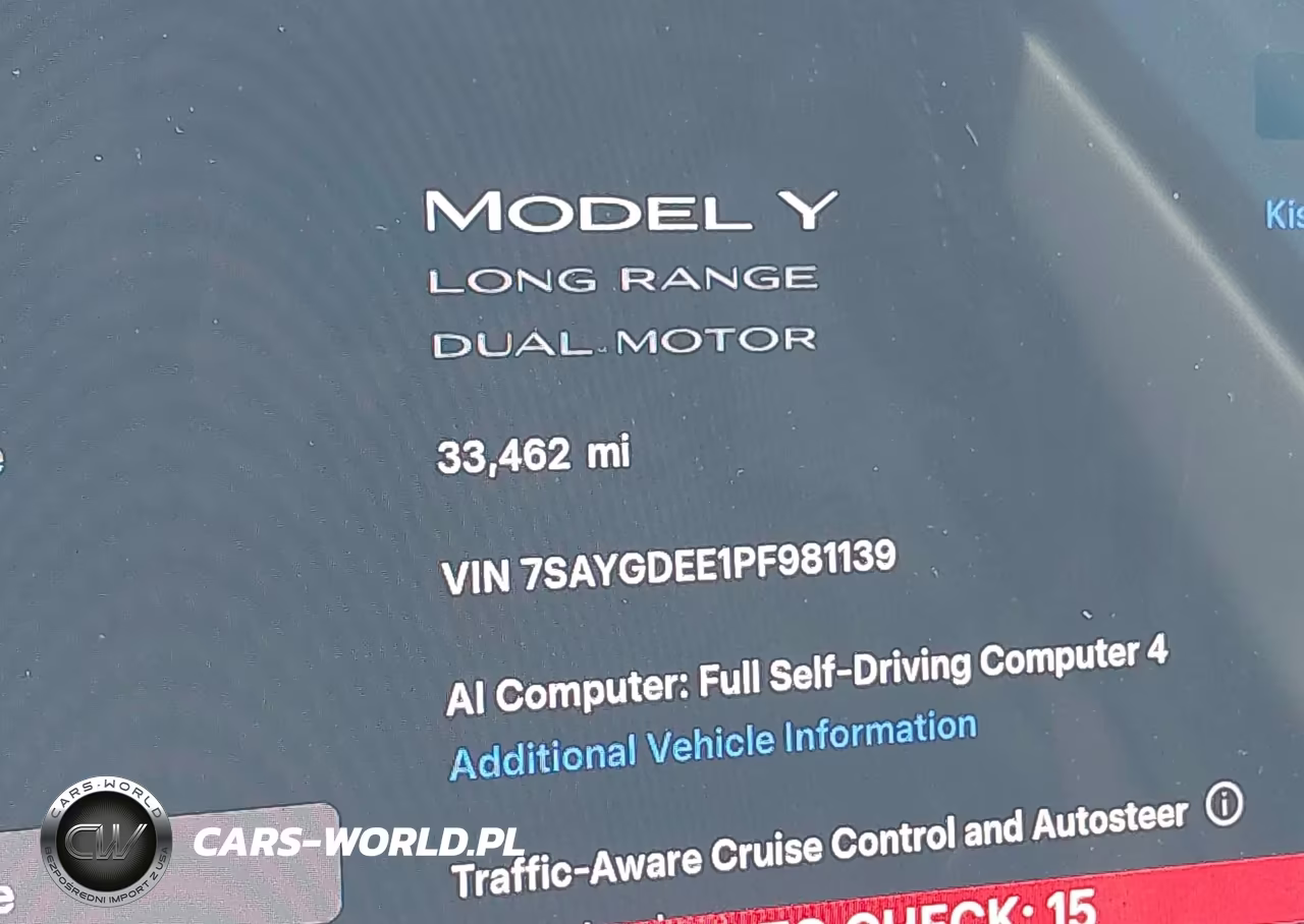 2023 Tesla Model Y Awd-Long Range Dual Motor All-Wheel Drive VIN:7SAYGDEE1PF981139 - 15