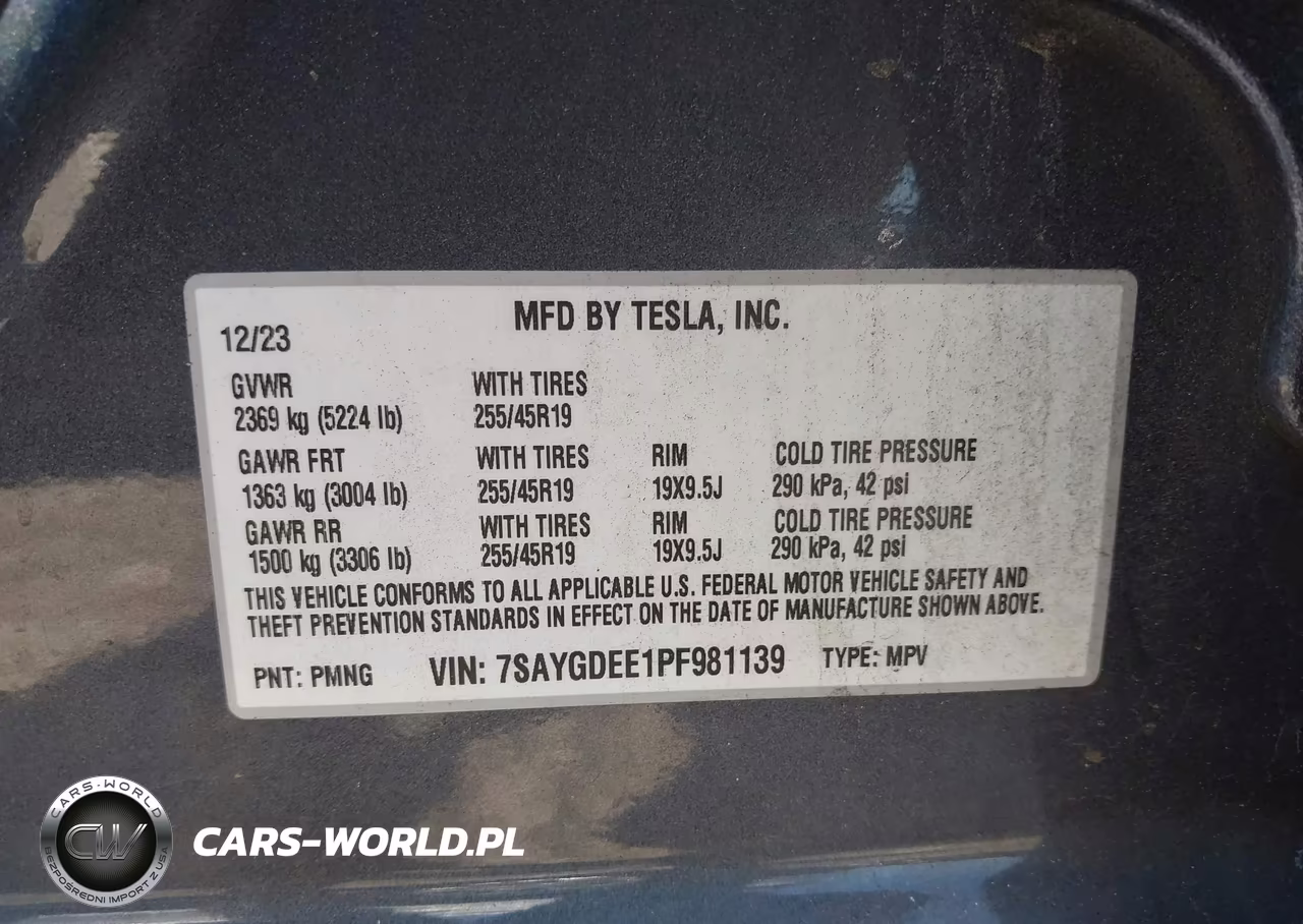 2023 Tesla Model Y Awd-Long Range Dual Motor All-Wheel Drive VIN:7SAYGDEE1PF981139 - 9
