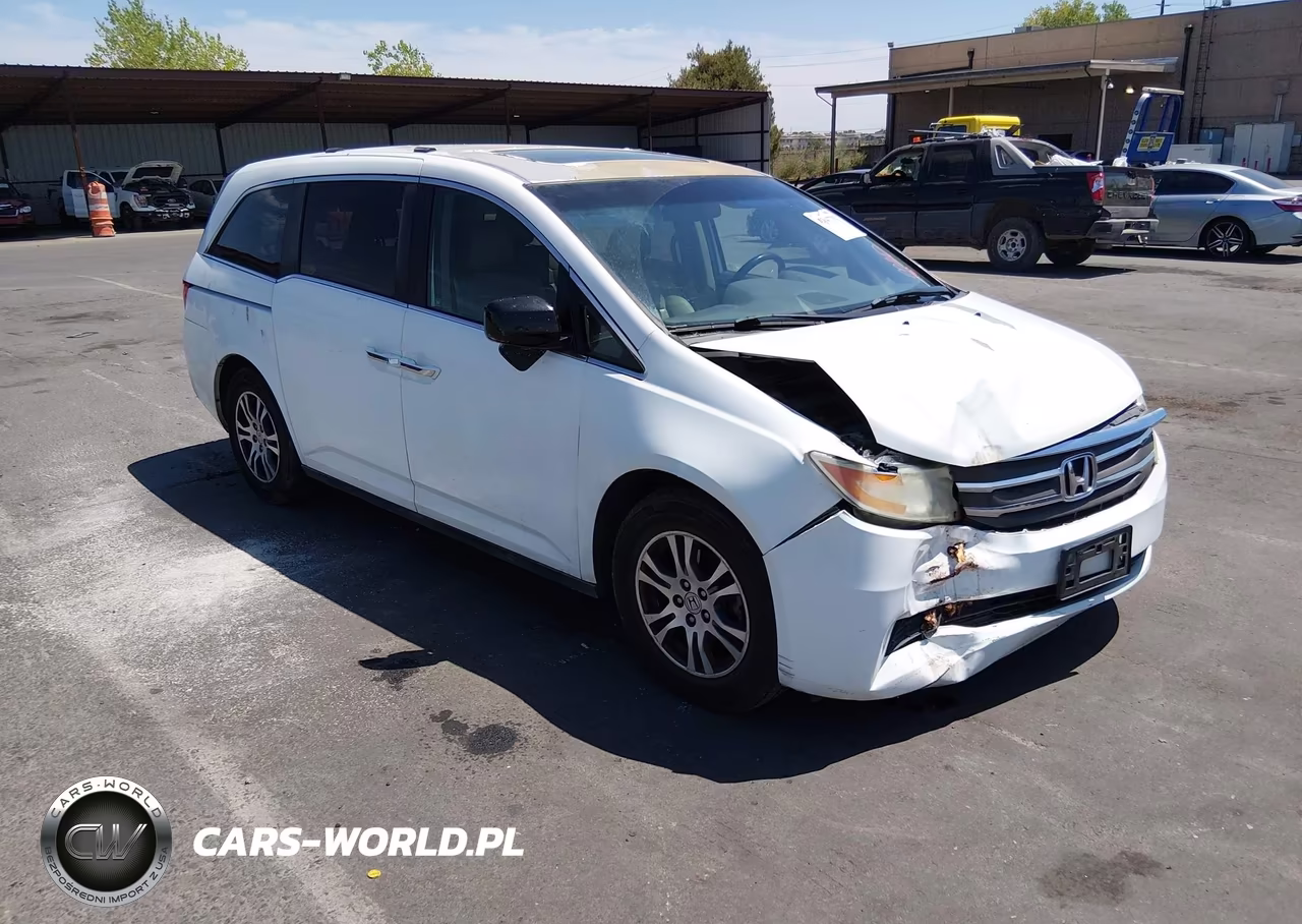 2012 Honda Odyssey Ex-L VIN:5FNRL5H69CB066900 - 1