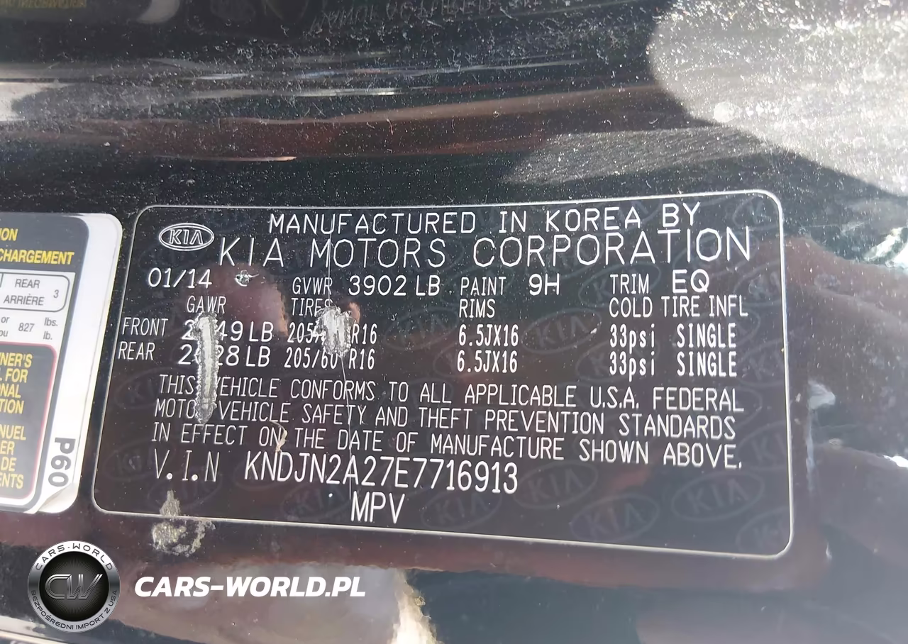 2014 Kia Soul VIN:KNDJN2A27E7716913 - 9