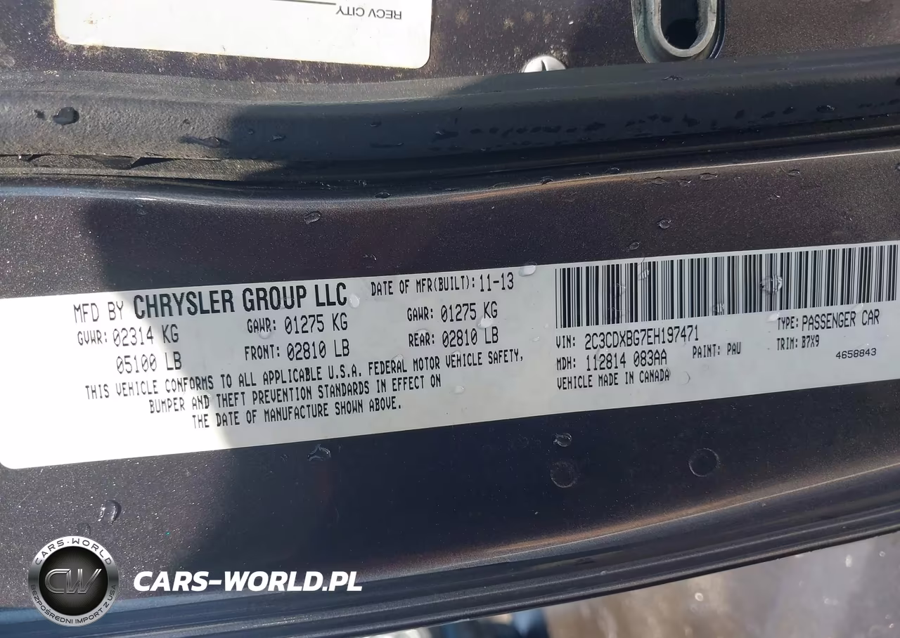 2014 Dodge Charger Se VIN:2C3CDXBG7EH197471 - 9