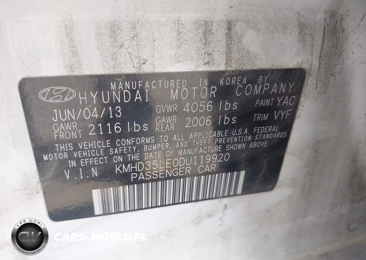 2013 Hyundai Elantra Gt VIN:KMHD35LE0DU119920 - 9
