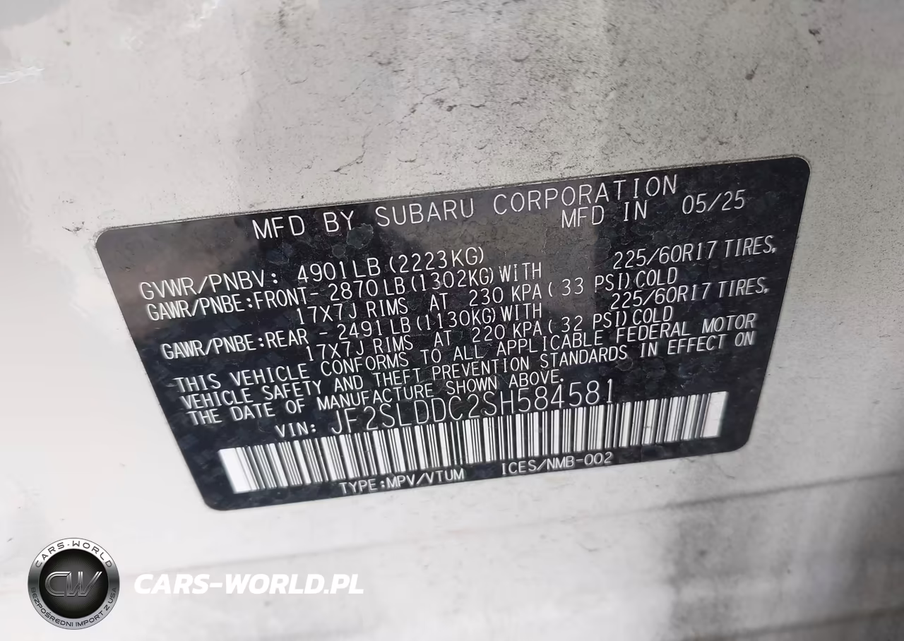 2025 Subaru Forester Premium VIN:JF2SLDDC2SH584581 - 9