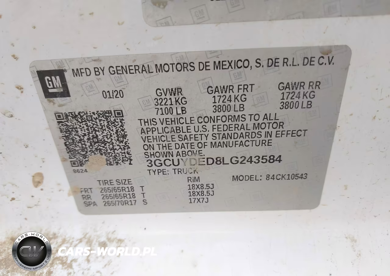 2020 Chevrolet Silverado 1500 4Wd Short Bed Lt VIN:3GCUYDED8LG243584 - 9