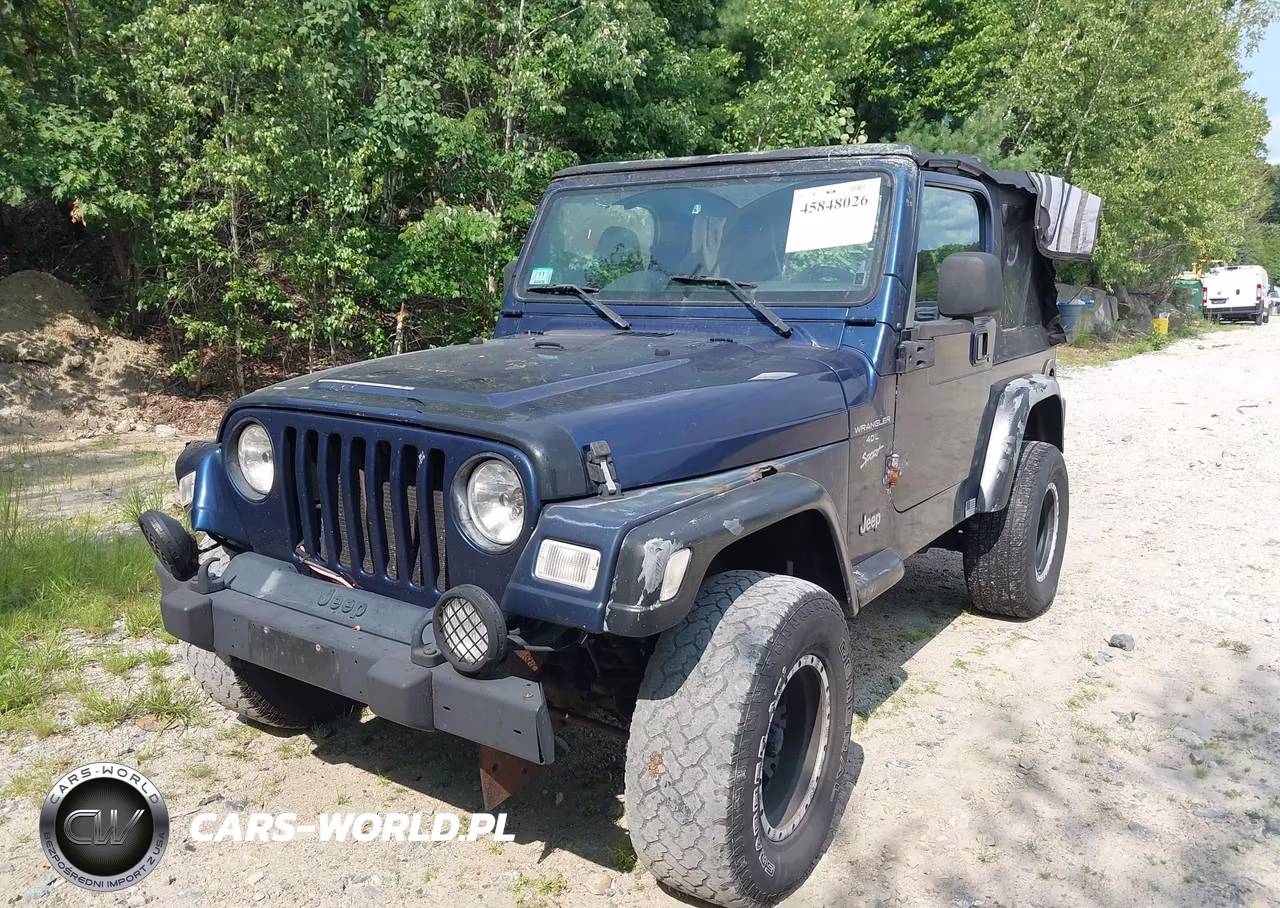 2001 Jeep Wrangler Sport VIN:1J4FA49S61P345751 - 2