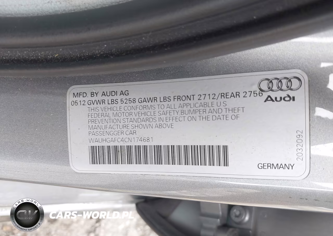 2012 Audi A6 3.0T Prestige VIN:WAUHGAFC4CN174681 - 9
