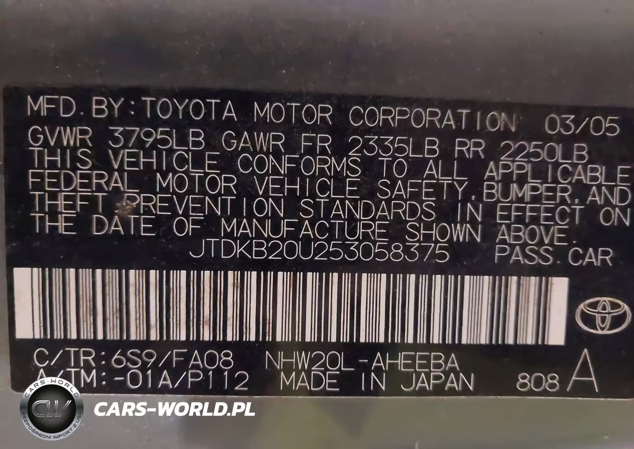 2005 Toyota Prius VIN:JTDKB20U253058375 - 9