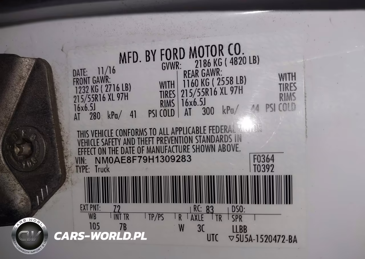 2017 Ford Transit Connect Xlt VIN:NM0AE8F79H1309283 - 9