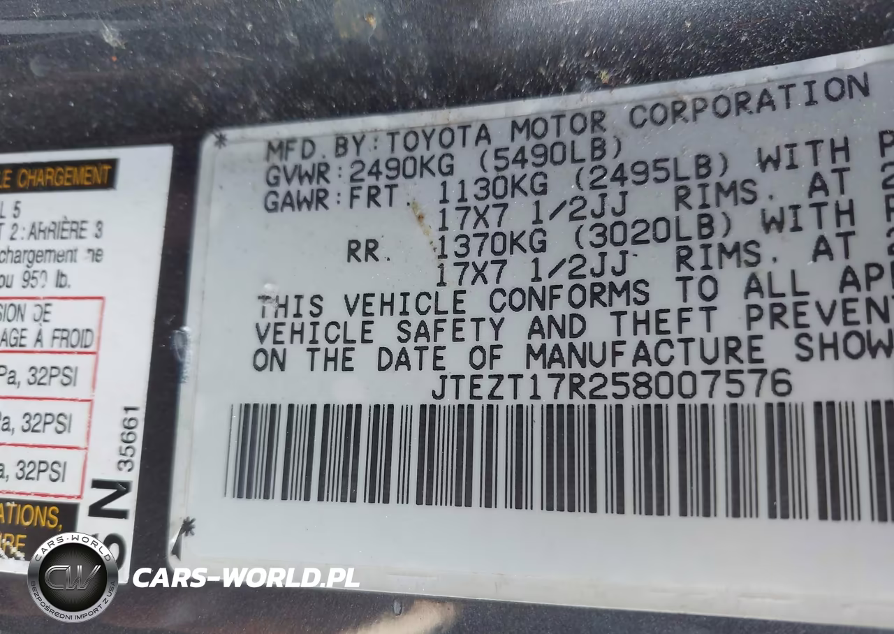 2005 Toyota 4Runner Limited V8 VIN:JTEZT17R258007576 - 9