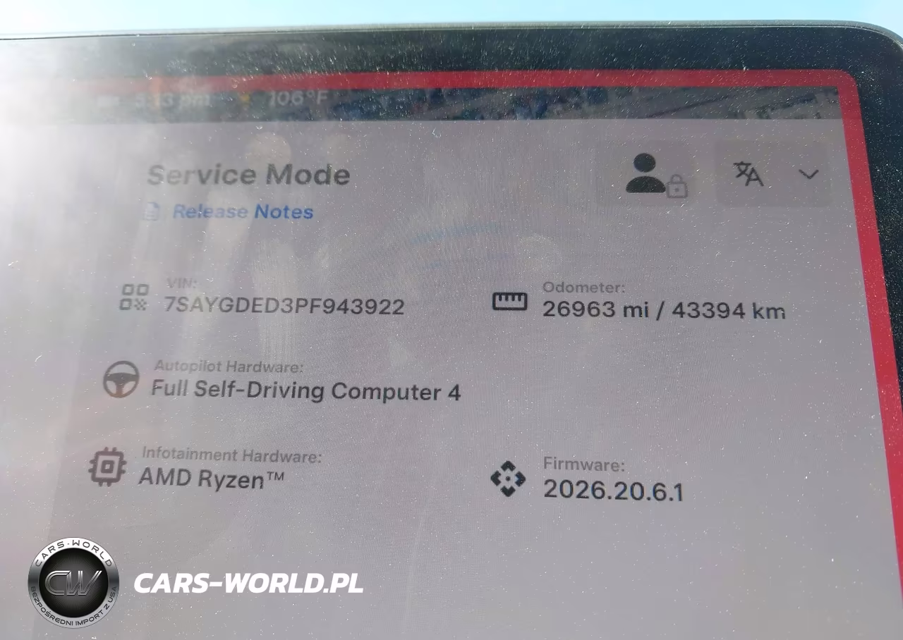 2023 Tesla Model Y Rwd VIN:7SAYGDED3PF943922 - 7