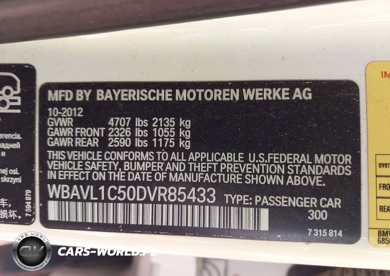 2013 BMW X1 xDrive28I VIN:WBAVL1C50DVR85433 - 9
