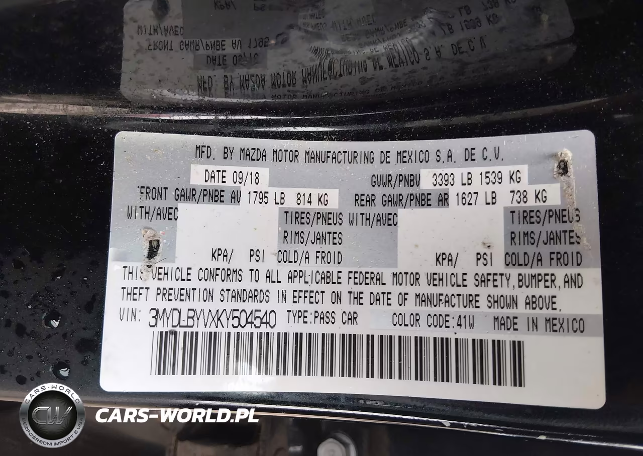 2019 Toyota Yaris Xle VIN:3MYDLBYVXKY504540 - 9