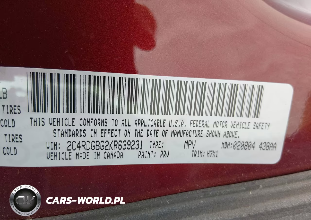2019 Dodge Grand Caravan Se VIN:2C4RDGBG2KR639231 - 9