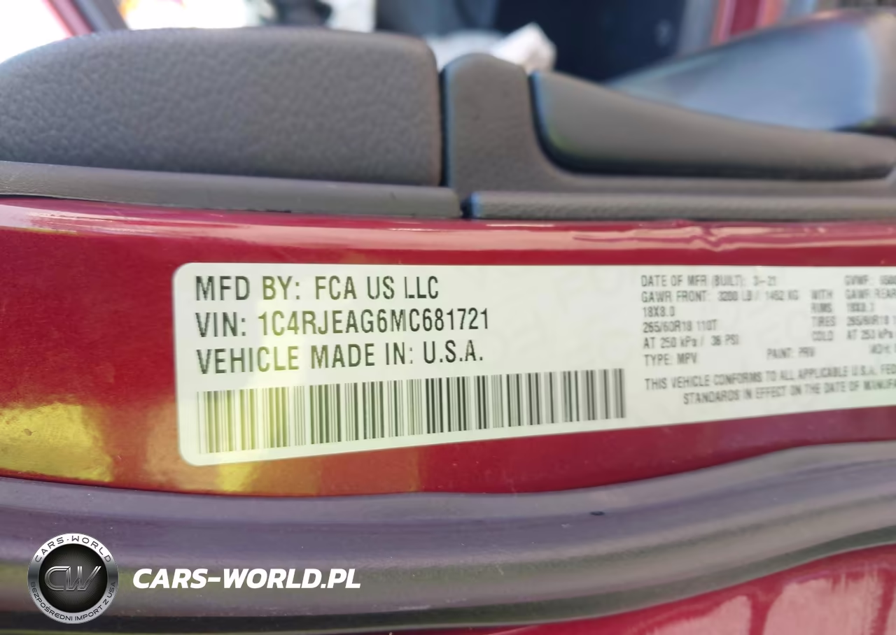 2021 Jeep Grand Cherokee Laredo E 4X2 VIN:1C4RJEAG6MC681721 - 9