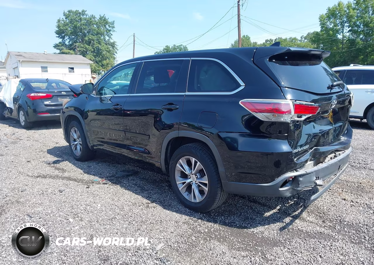 2015 Toyota Highlander Le Plus V6 VIN:5TDZKRFH4FS046259 - 3