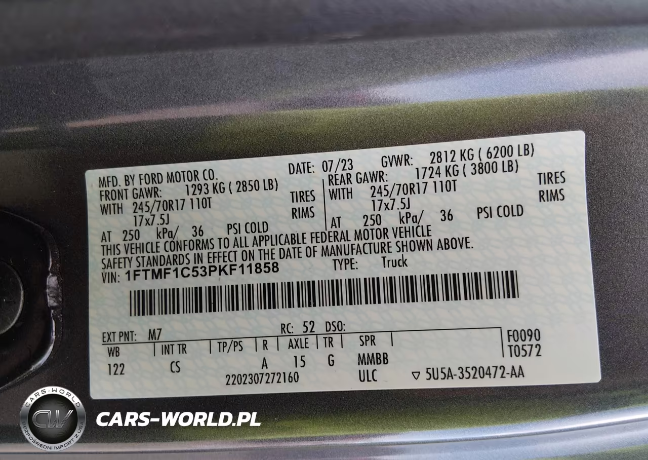 2023 Ford F-150 Xl VIN:1FTMF1C53PKF11858 - 9