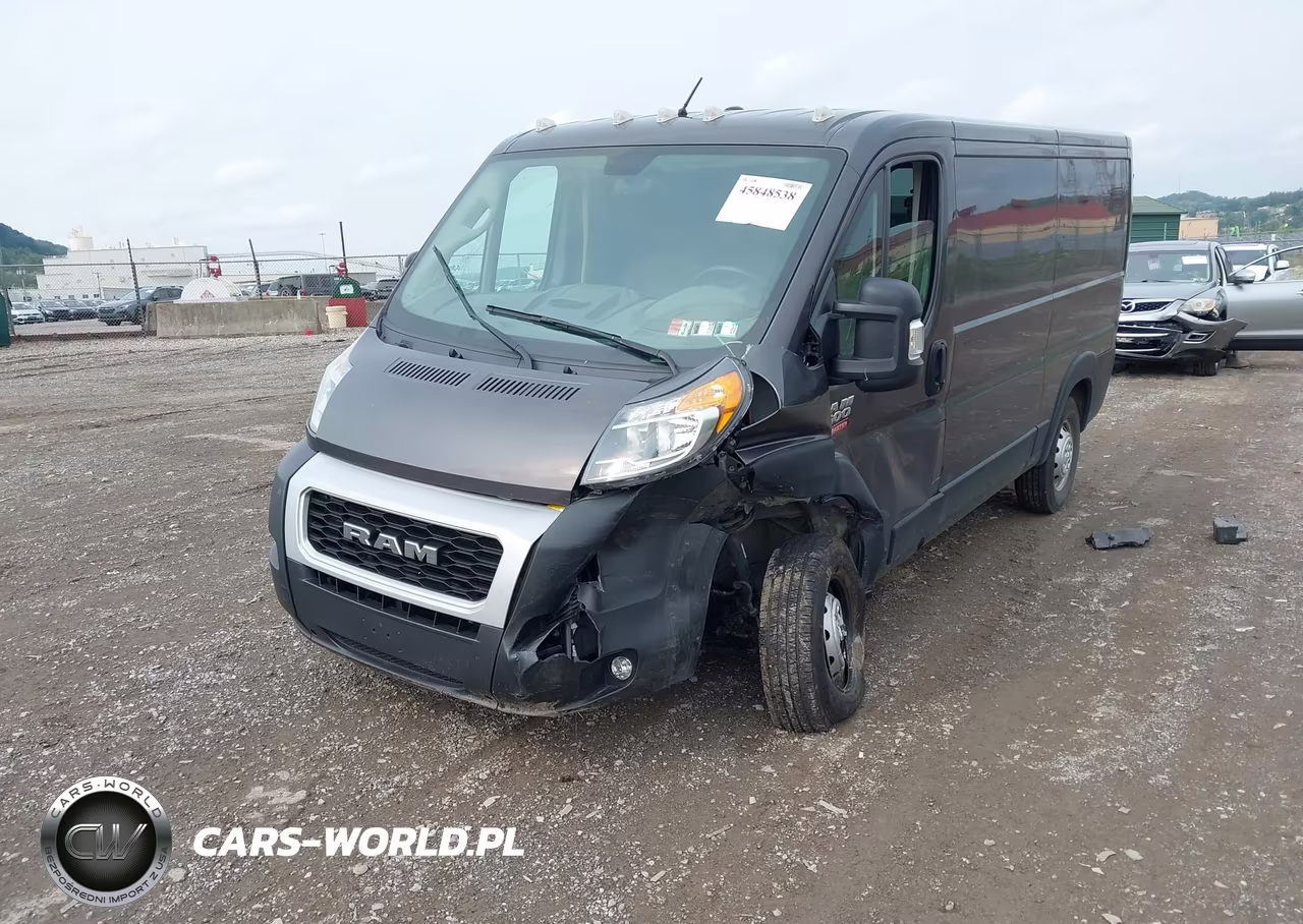 2021 Ram Promaster 2500 Low Roof 136 Wb VIN:3C6LRVVG6ME573981 - 2