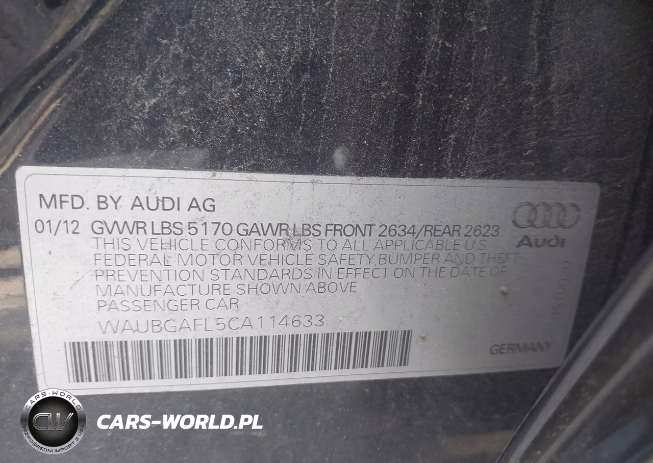 2012 Audi S4 Premium Plus VIN:WAUBGAFL5CA114633 - 9