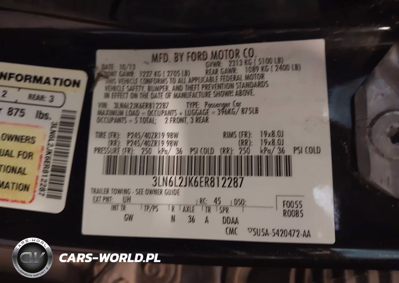 2014 Lincoln Mkz VIN:3LN6L2JK6ER812287 - 9