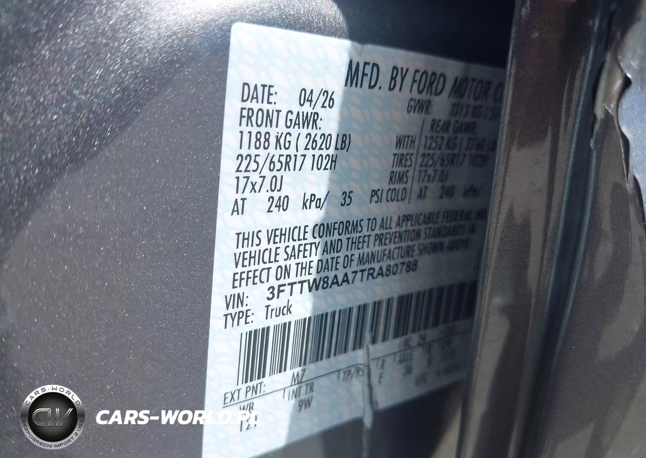 2026 Ford Maverick Xl VIN:3FTTW8AA7TRA80788 - 9