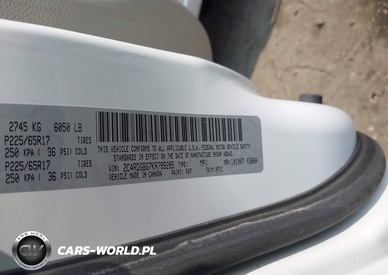 2019 Dodge Grand Caravan Se VIN:2C4RDGBG7KR789285 - 9