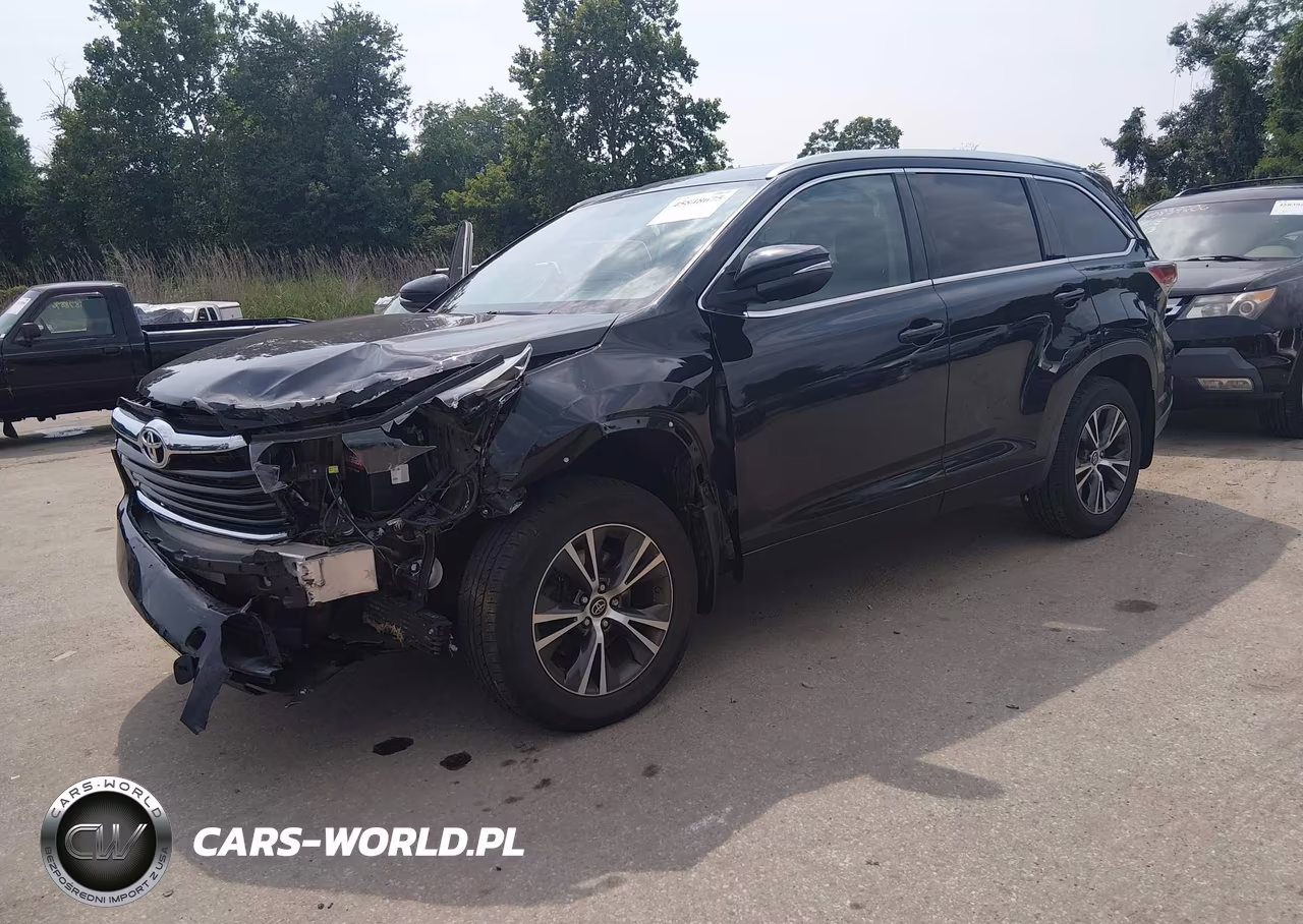 2016 Toyota Highlander Xle V6 VIN:5TDJKRFH5GS300589 - 2