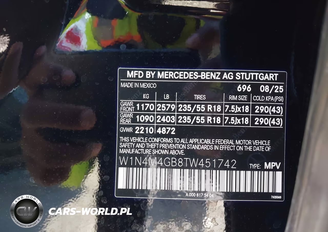 2026 Mercedes-Benz Glb 250 VIN:W1N4M4GB8TW451742 - 9