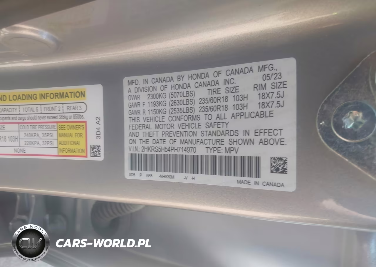 2023 Honda Cr-V Hybrid Sport VIN:2HKRS5H54PH714970 - 9