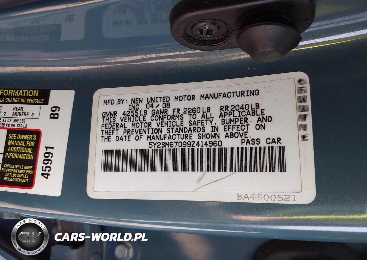 2009 Pontiac Vibe VIN:5Y2SM67099Z414960 - 9