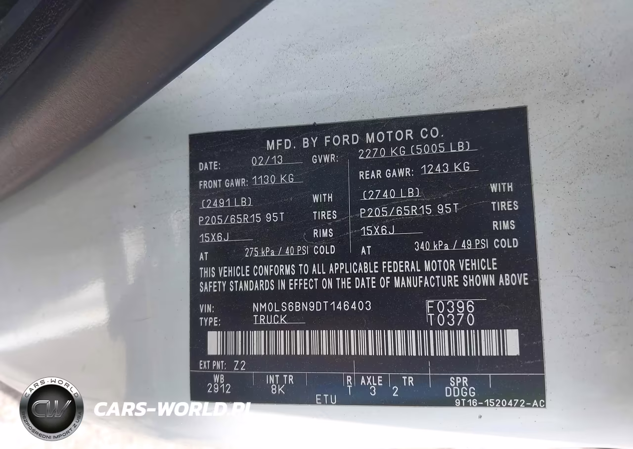 2013 Ford Transit Connect Xlt VIN:NM0LS6BN9DT146403 - 9