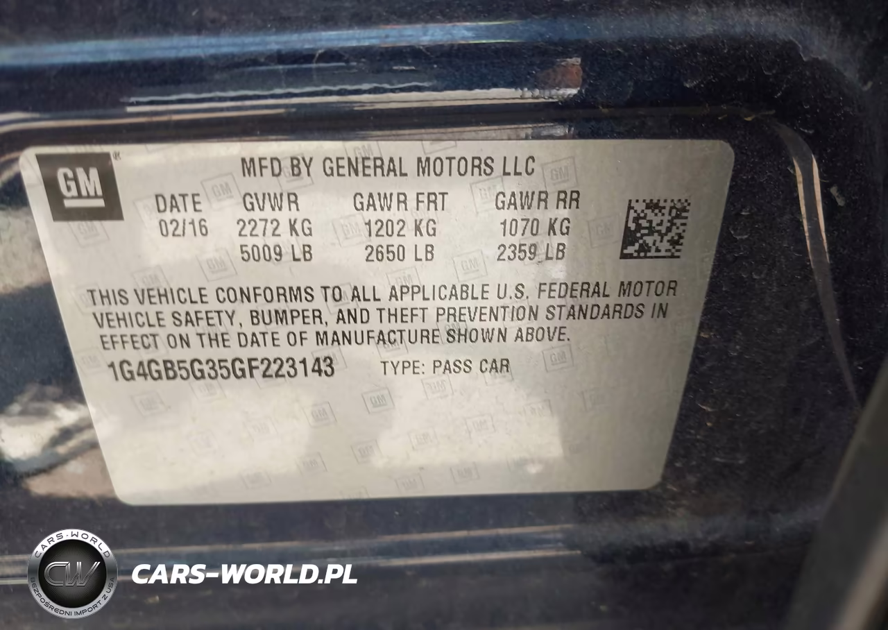 2016 Buick Lacrosse Leather VIN:1G4GB5G35GF223143 - 9