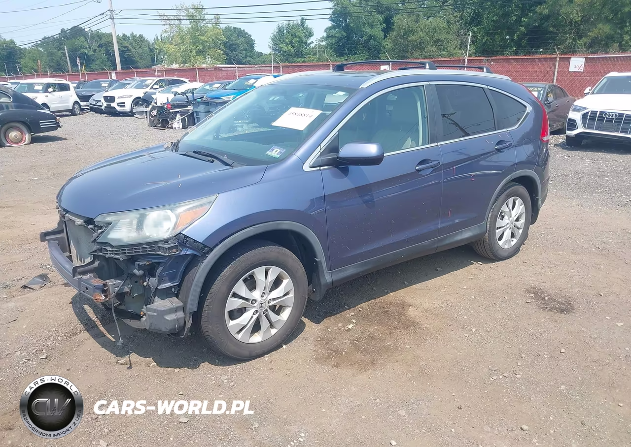 2013 Honda Cr-V Ex-L VIN:2HKRM4H75DH615527 - 2