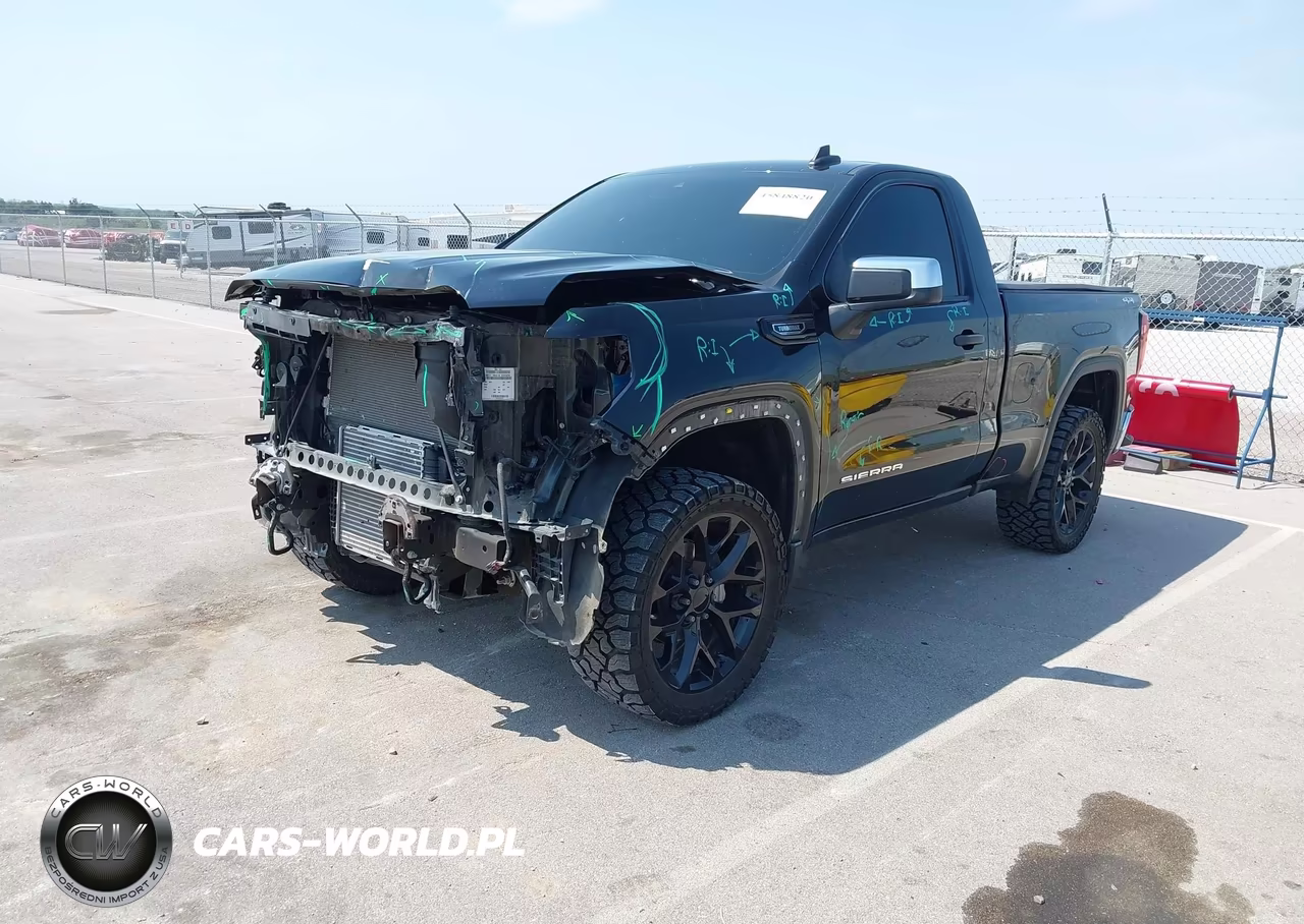 2024 GMC Sierra 1500 4Wd Standard Box Pro VIN:3GTNUAEK6RG428321 - 2