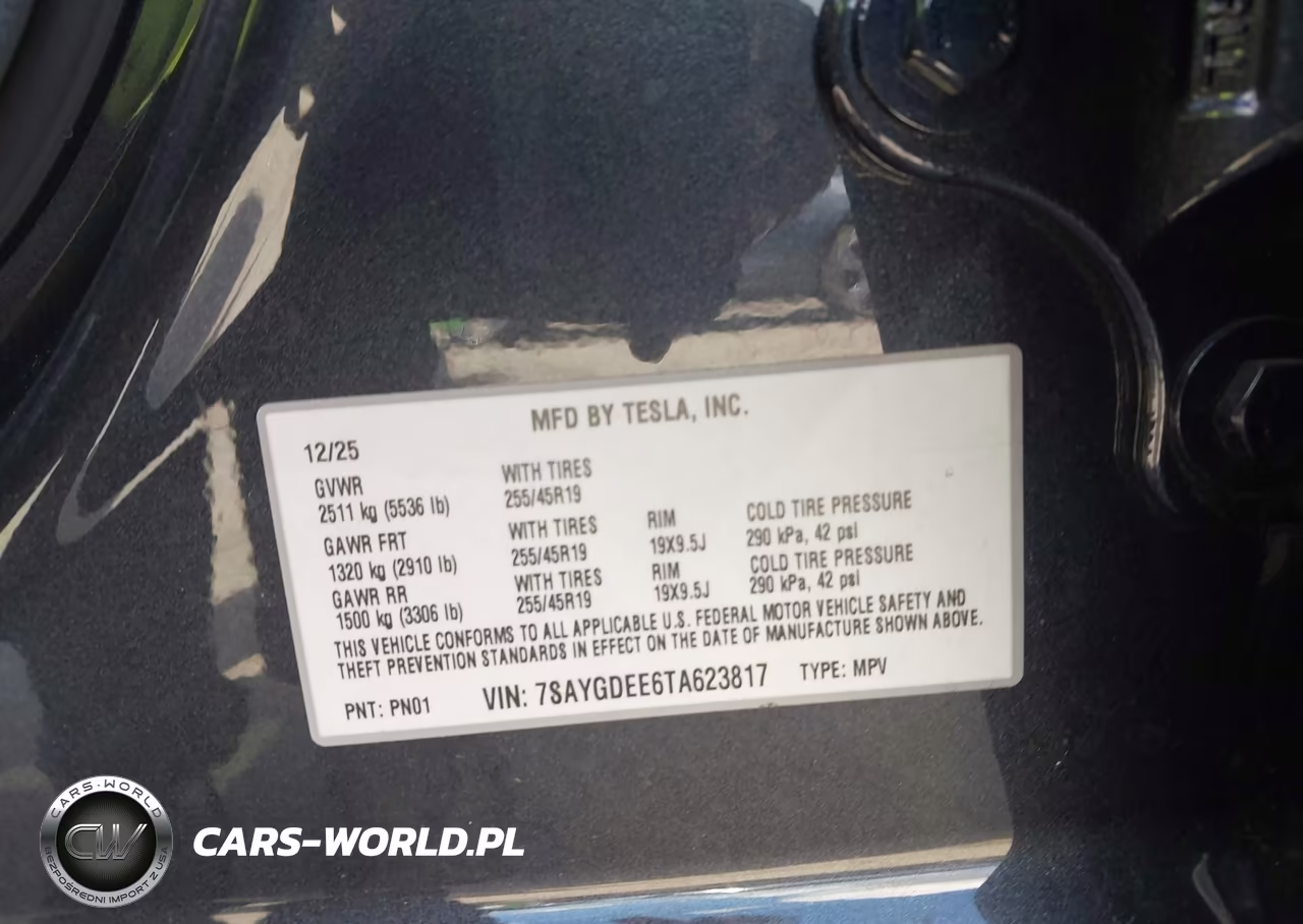 2026 Tesla Model Y All-Wheel Drive-Long Range Launch Series-Premium All-Wheel Drive VIN:7SAYGDEE6TA623817 - 9