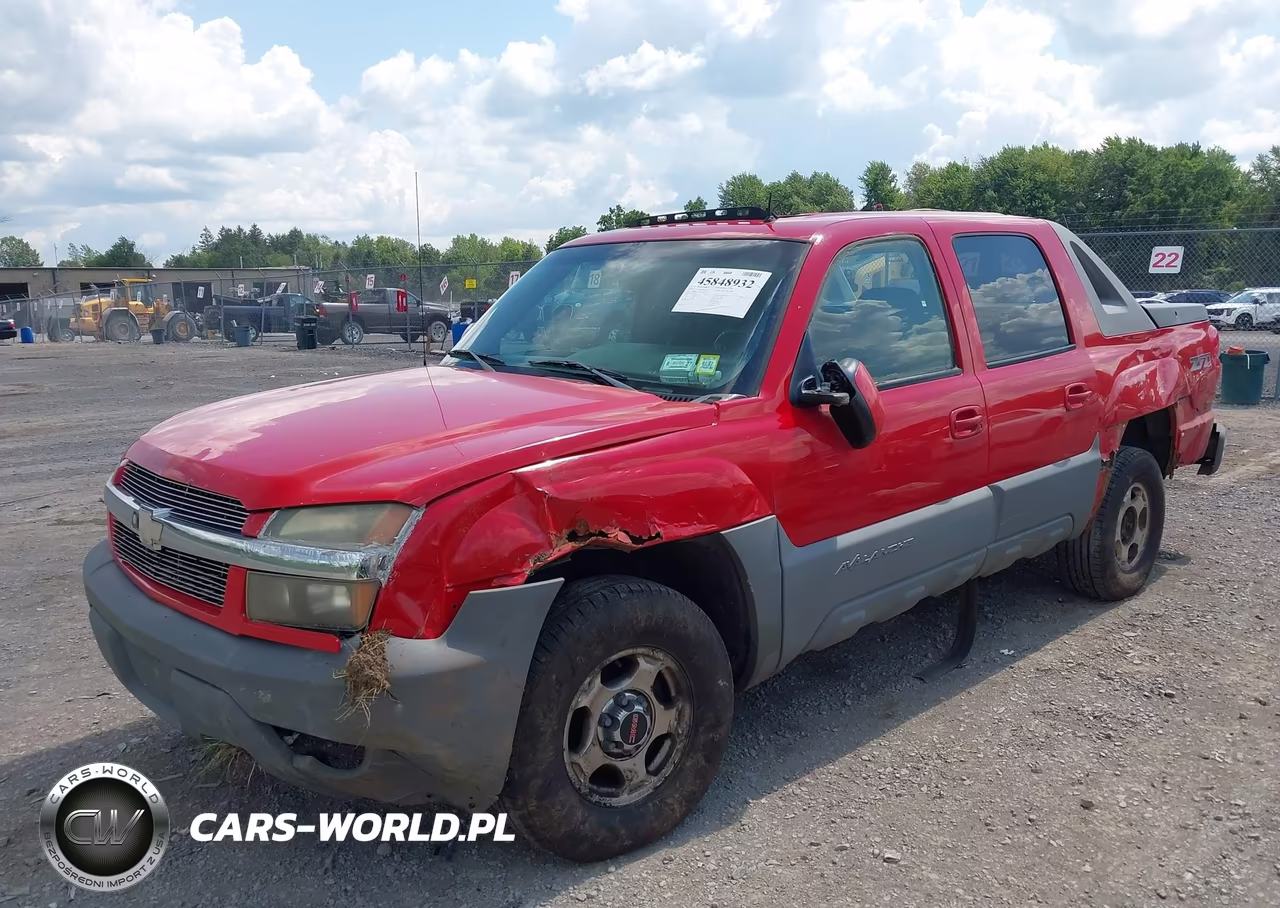 2002 Chevrolet Avalanche 1500 VIN:3GNEK13T32G105679 - 2