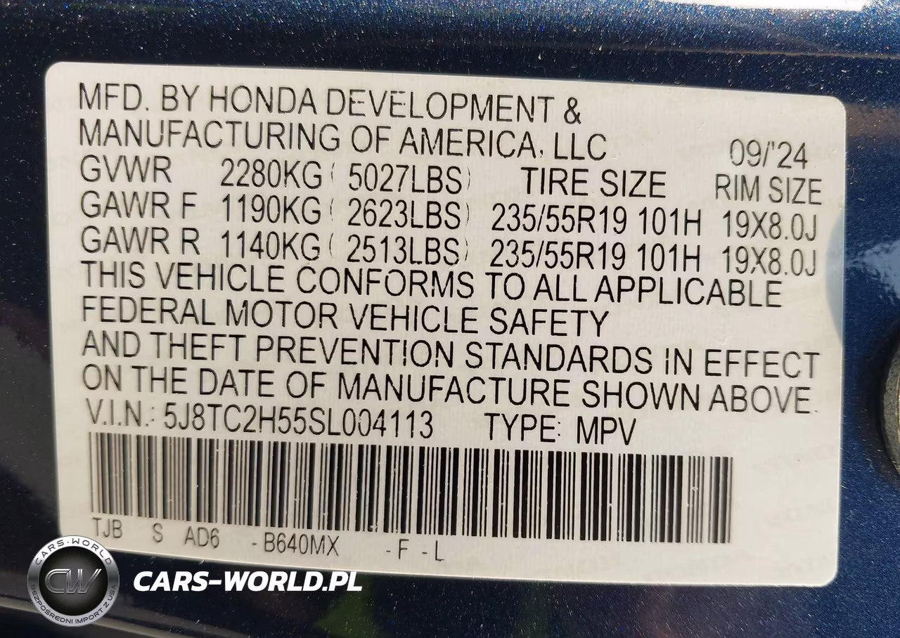 2025 Acura Rdx Technology VIN:5J8TC2H55SL004113 - 9