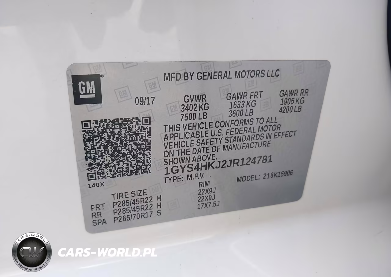 2018 Cadillac Escalade Esv Luxury VIN:1GYS4HKJ2JR124781 - 9