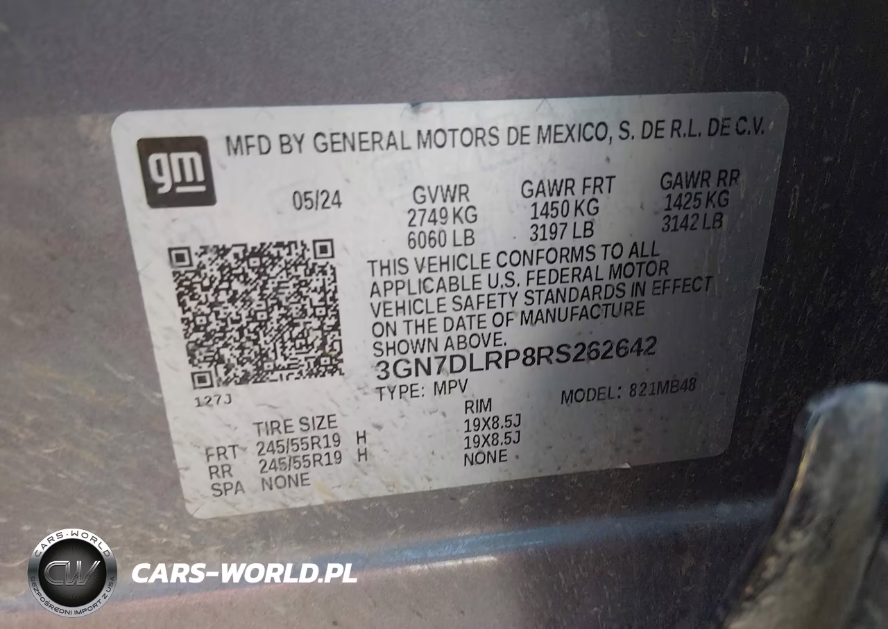 2024 Chevrolet Equinox Ev Lt VIN:3GN7DLRP8RS262642 - 9