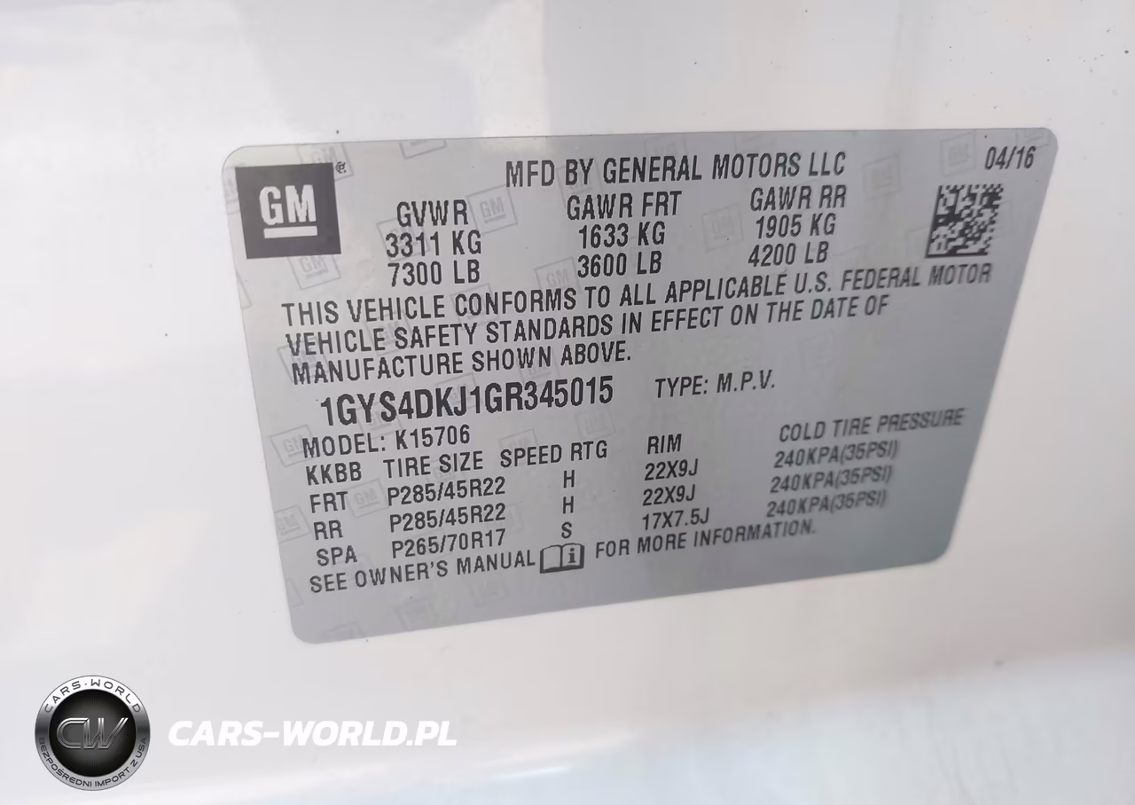 2016 Cadillac Escalade Platinum VIN:1GYS4DKJ1GR345015 - 9