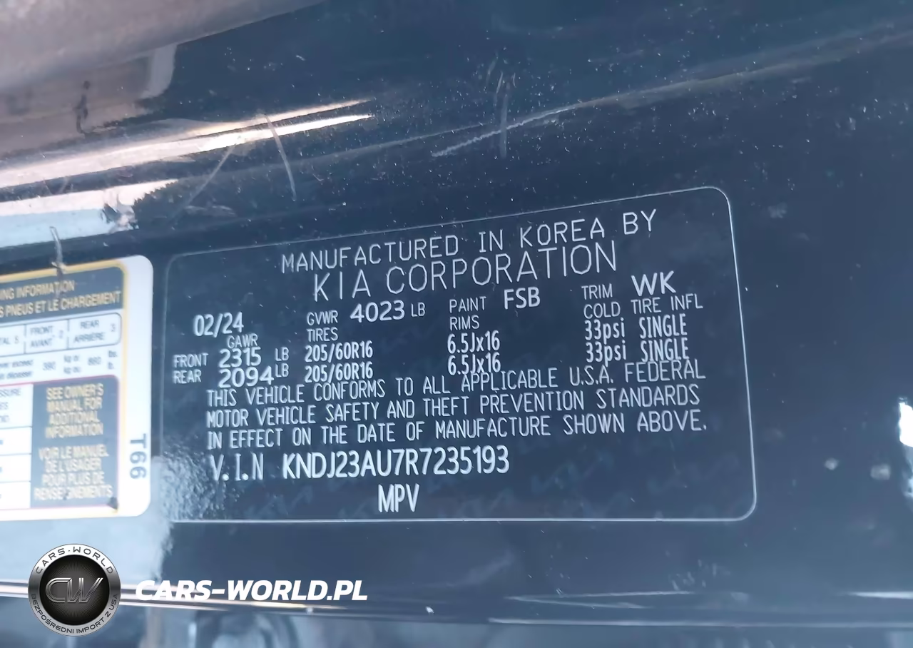 2024 Kia Soul S VIN:KNDJ23AU7R7235193 - 9